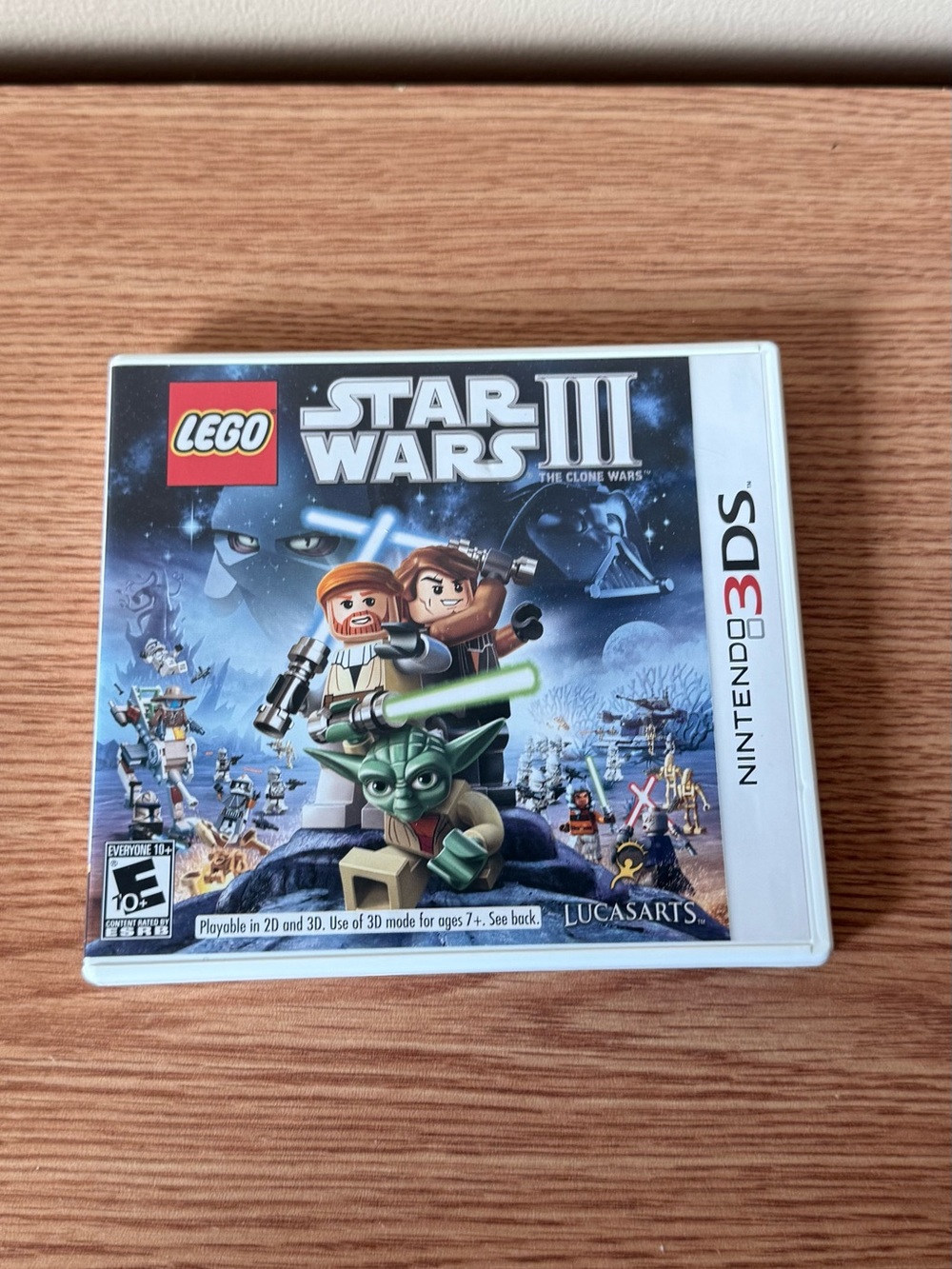 LEGO Star Wars III Nintendo 3DS Video Game - White Case with Colorful Cover Art